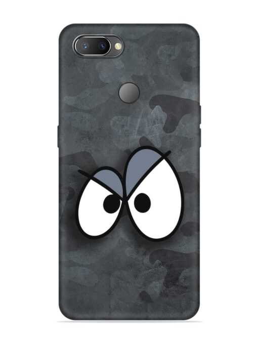 Big Eyes Night Mode Embossed Soft Silicone Case for Realme U1