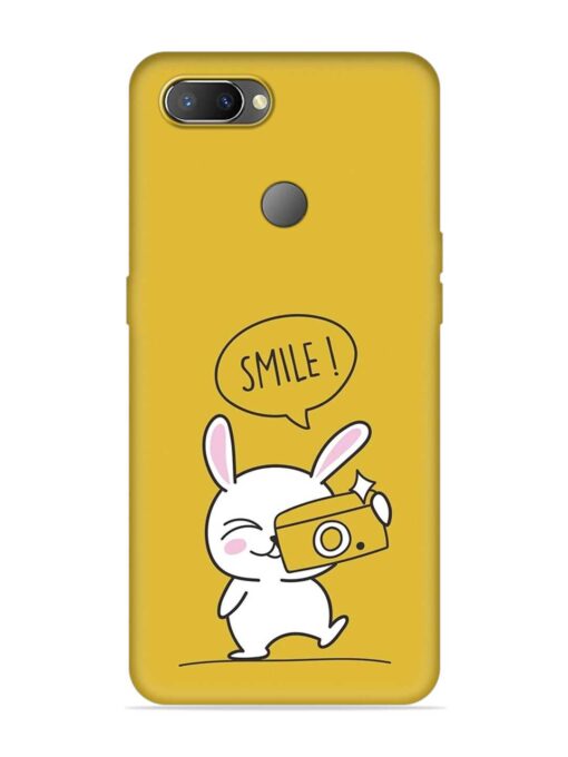 Hey Smile Please Embossed Soft Silicone Case for Realme U1 Zapvi