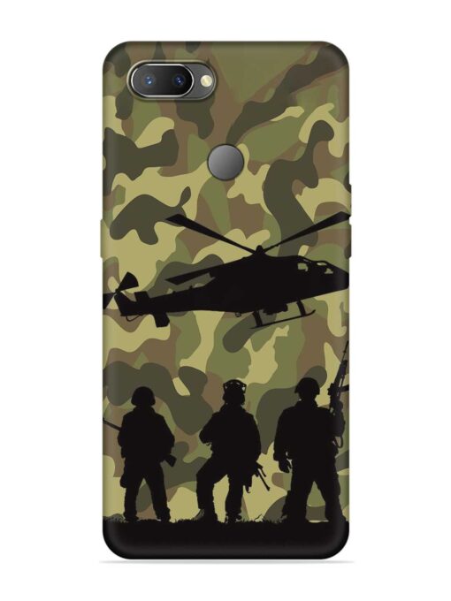 Army Heros Embossed Soft Silicone Case for Realme U1