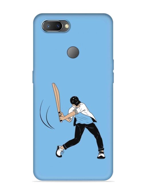 Cricket Gully Boy Embossed Soft Silicone Case for Realme U1