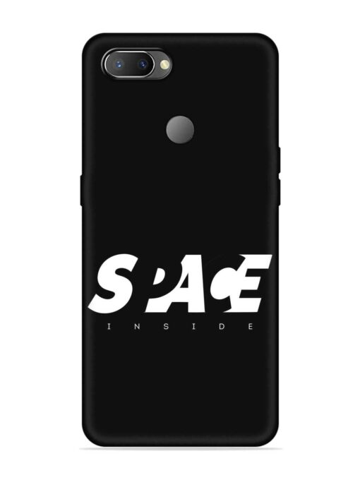 Space Typography Art Embossed Soft Silicone Case for Realme U1