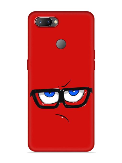 Rad Angry Face Embossed Soft Silicone Case for Realme U1