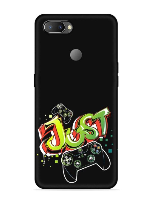 Graffiti Gamepad Illustration Embossed Soft Silicone Case for Realme U1 Zapvi