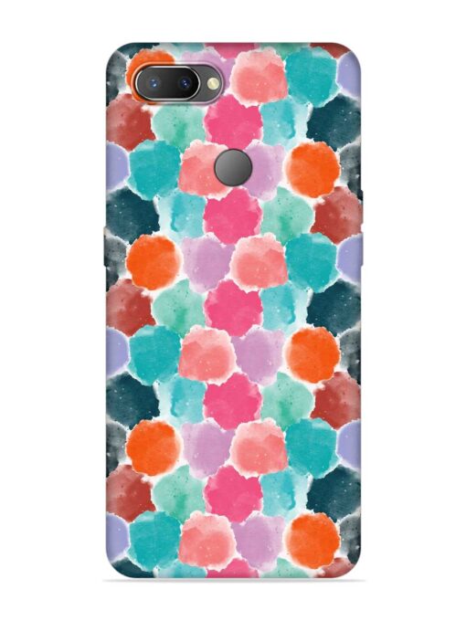 Colorful Seamless Pattern Embossed Soft Silicone Case for Realme U1