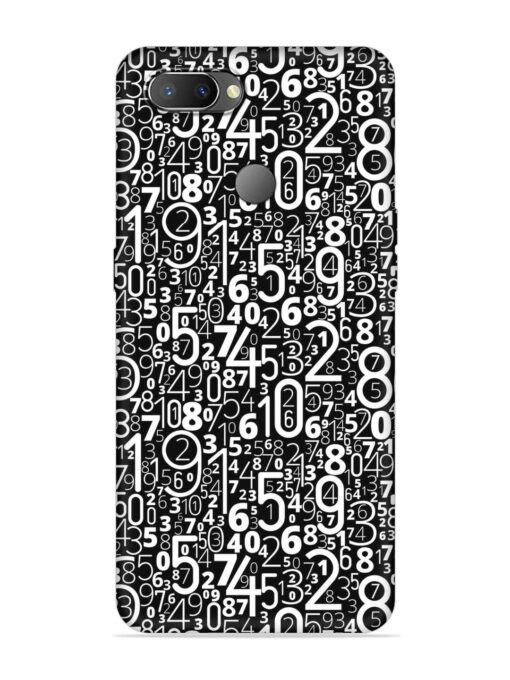 Many Numbers Different Embossed Soft Silicone Case for Realme U1 Zapvi