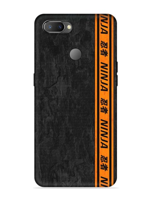 Ninja Srtips Embossed Soft Silicone Case for Realme U1