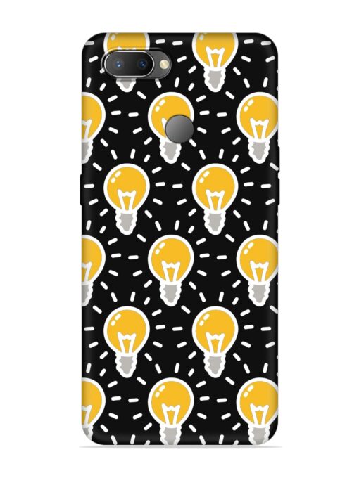 Light Bulb Seamless Embossed Soft Silicone Case for Realme U1 Zapvi