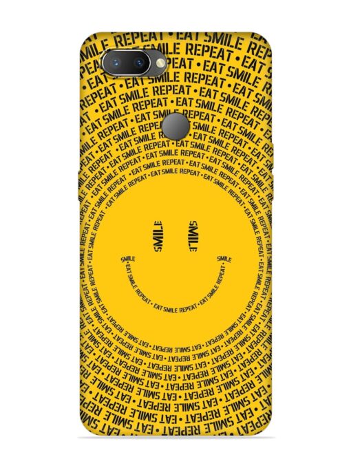 Smiley Embossed Soft Silicone Case for Realme U1 Zapvi