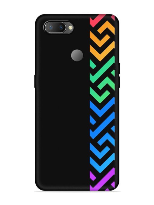 Colorshape Stripes Embossed Soft Silicone Case for Realme U1