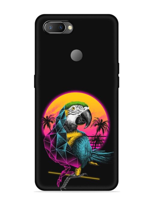 Rad Parrot Embossed Soft Silicone Case for Realme U1