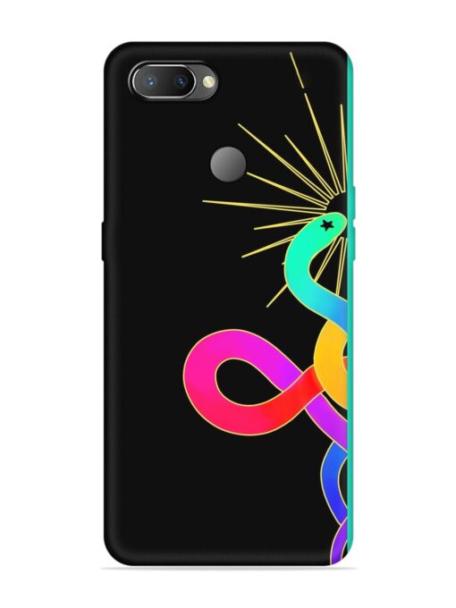 Art Geometric Abstraction Embossed Soft Silicone Case for Realme U1 Zapvi