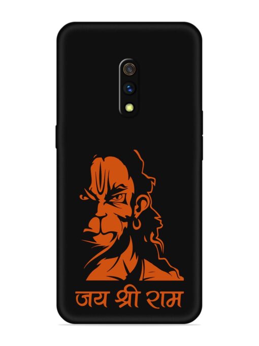 Angry Hanuman Embossed Soft Silicone Case for Realme X Zapvi