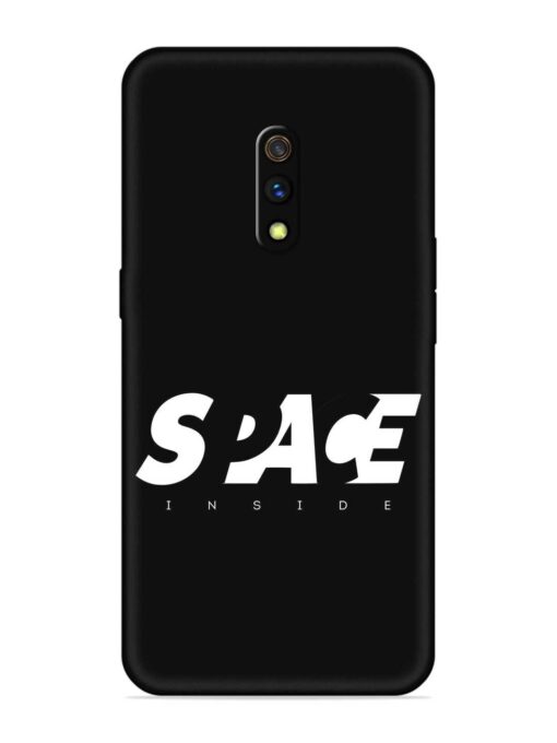 Space Typography Art Embossed Soft Silicone Case for Realme X