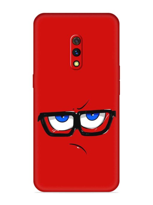 Rad Angry Face Embossed Soft Silicone Case for Realme X