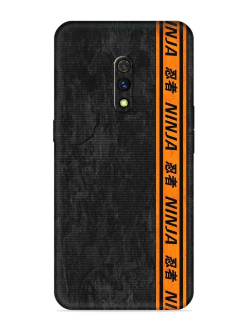 Ninja Srtips Embossed Soft Silicone Case for Realme X