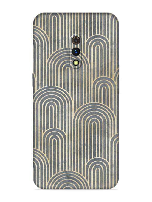 Art Deco Style Embossed Soft Silicone Case for Realme X Zapvi