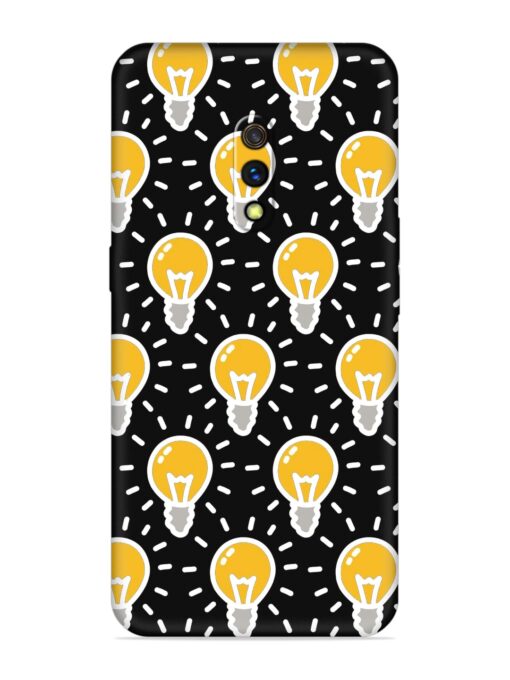 Light Bulb Seamless Embossed Soft Silicone Case for Realme X Zapvi