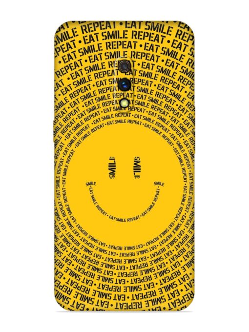 Smiley Embossed Soft Silicone Case for Realme X Zapvi