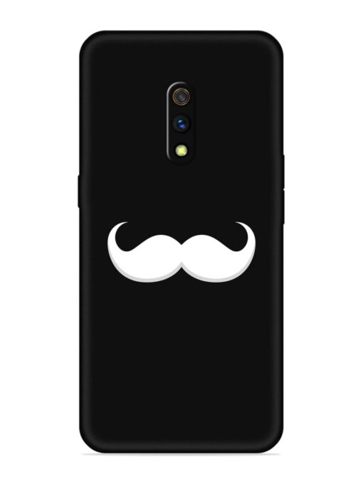 Mustache Vector Embossed Soft Silicone Case for Realme X