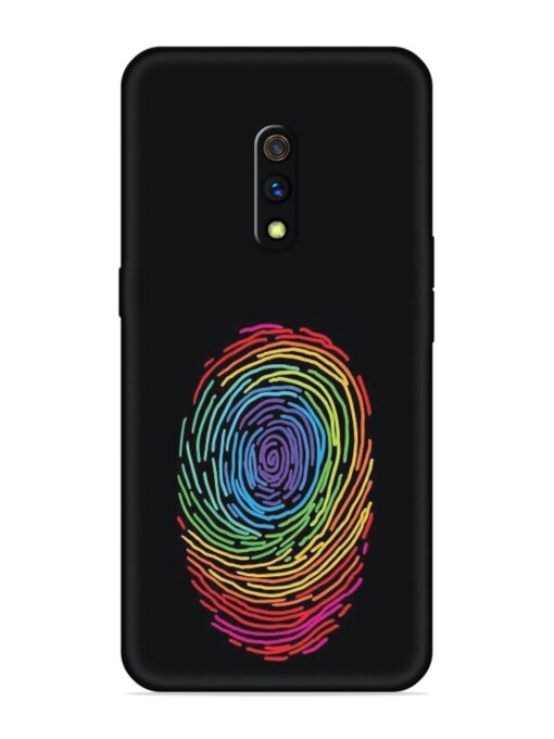 Fingerprint Of Thumb Art Embossed Soft Silicone Case for Realme X Zapvi