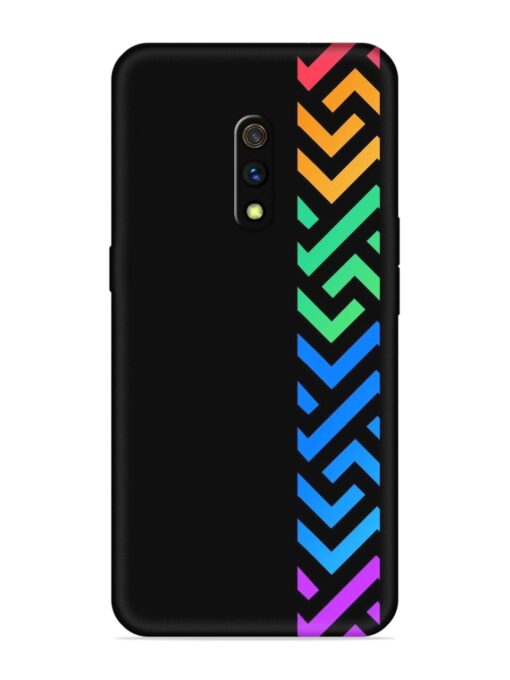 Colorshape Stripes Embossed Soft Silicone Case for Realme X Zapvi