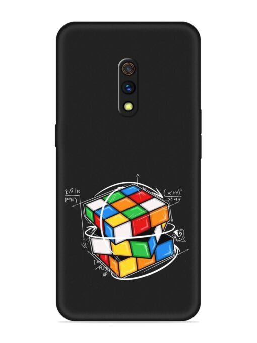 Cubik Vector Embossed Soft Silicone Case for Realme X