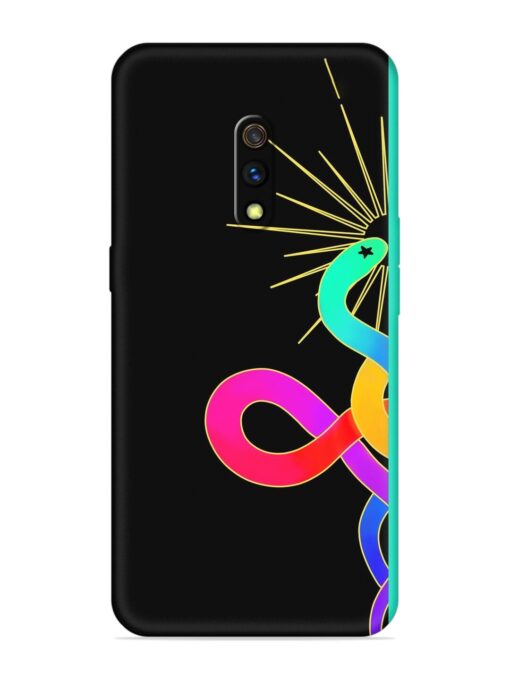 Art Geometric Abstraction Embossed Soft Silicone Case for Realme X Zapvi