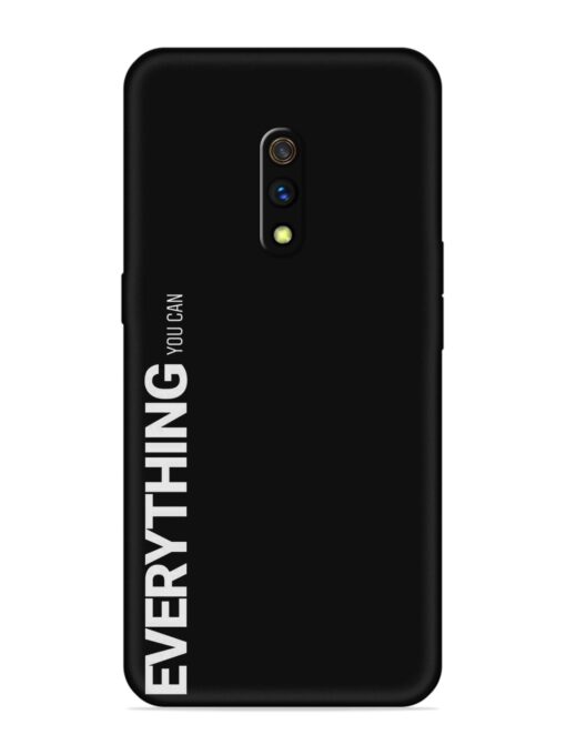 Everything You Can Embossed Soft Silicone Case for Realme X