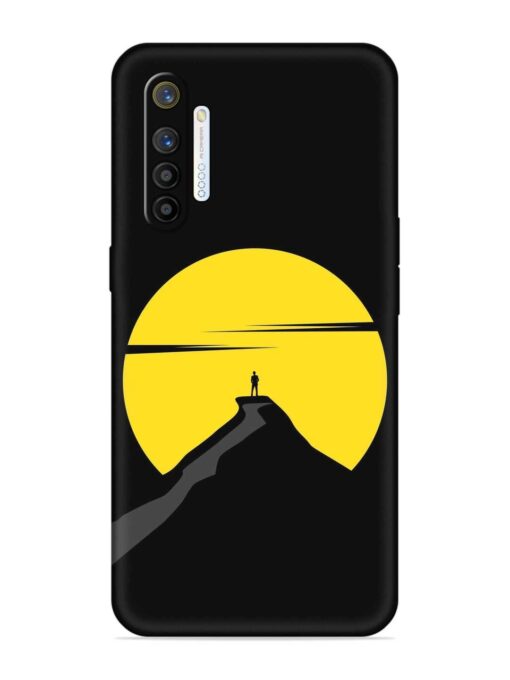 Black Ultra Vector Embossed Soft Silicone Case for Realme X2