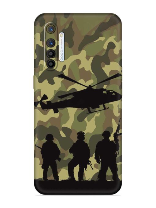 Army Heros Embossed Soft Silicone Case for Realme X2