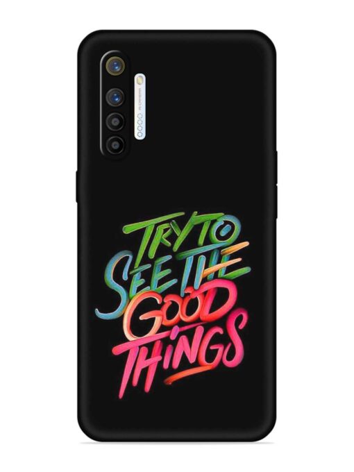 Try To See The Good Things Embossed Soft Silicone Case for Realme X2