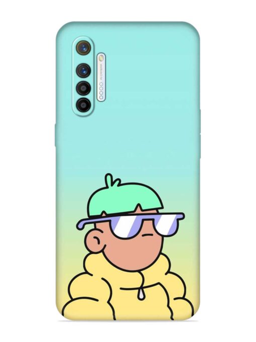 Doodles Cool Character Embossed Soft Silicone Case for Realme X2