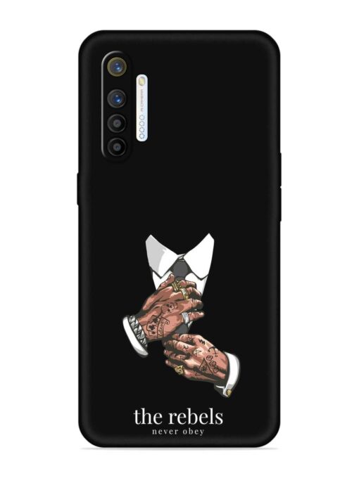 Rebels Slogan Man Embossed Soft Silicone Case for Realme X2