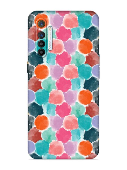 Colorful Seamless Pattern Embossed Soft Silicone Case for Realme X2 Zapvi