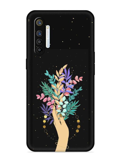 Flower On Hand Embossed Soft Silicone Case for Realme X2