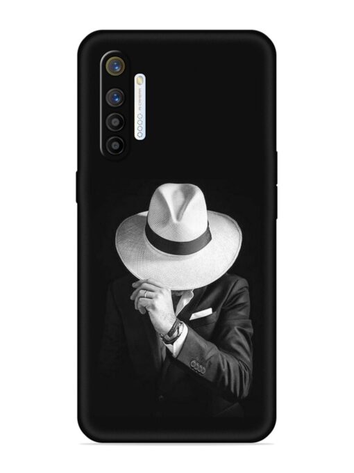 Men Under Hat Embossed Soft Silicone Case for Realme X2