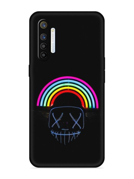 Mask Rainbow Embossed Soft Silicone Case for Realme X2