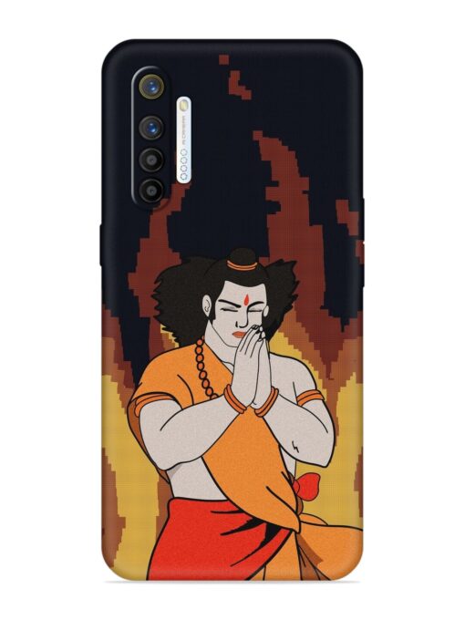 Shree Ram Vector Embossed Soft Silicone Case for Realme X2