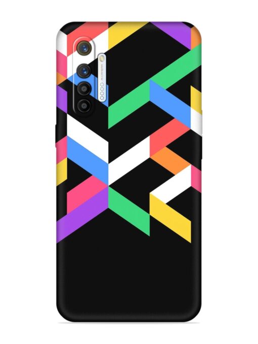 Colorshape Abstarct Embossed Soft Silicone Case for Realme X2