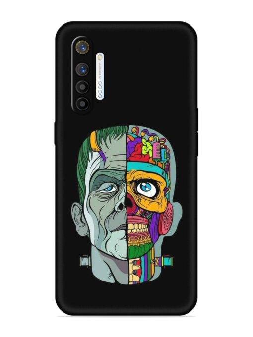 Men Vs Skull Embossed Soft Silicone Case for Realme X2