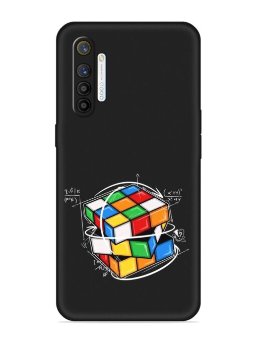 Cubik Vector Embossed Soft Silicone Case for Realme X2