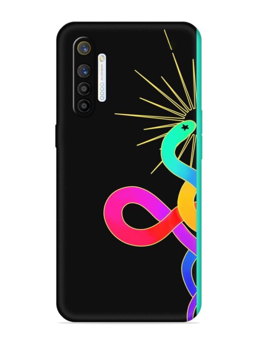 Art Geometric Abstraction Embossed Soft Silicone Case for Realme X2