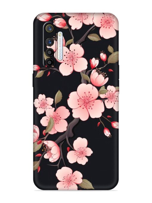 Cherry Blossom Embossed Soft Silicone Case for Realme X2