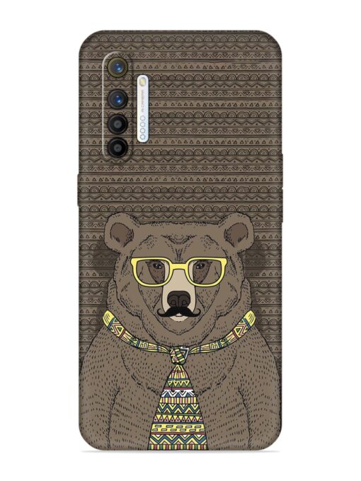 Grizzly Bear Embossed Soft Silicone Case for Realme X2