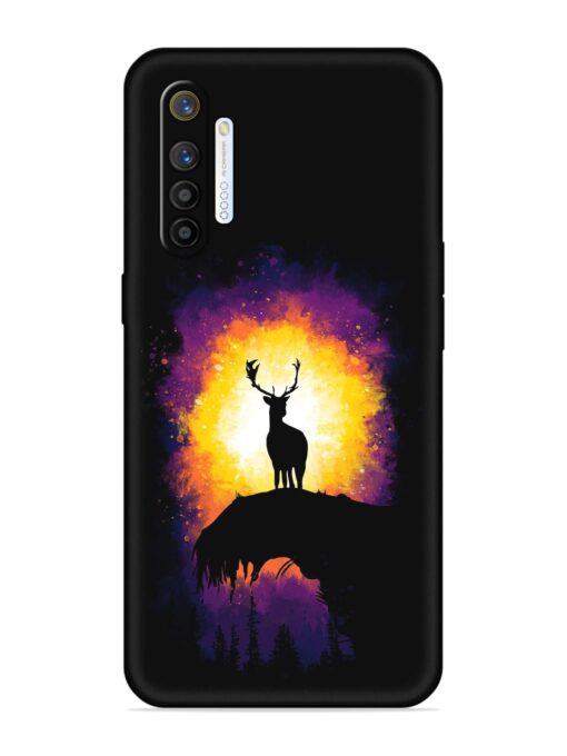 Elk Animal Art Embossed Soft Silicone Case for Realme X2