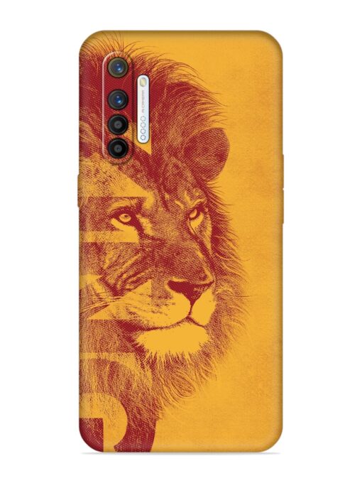 Gold Lion Crown Art Embossed Soft Silicone Case for Realme X2