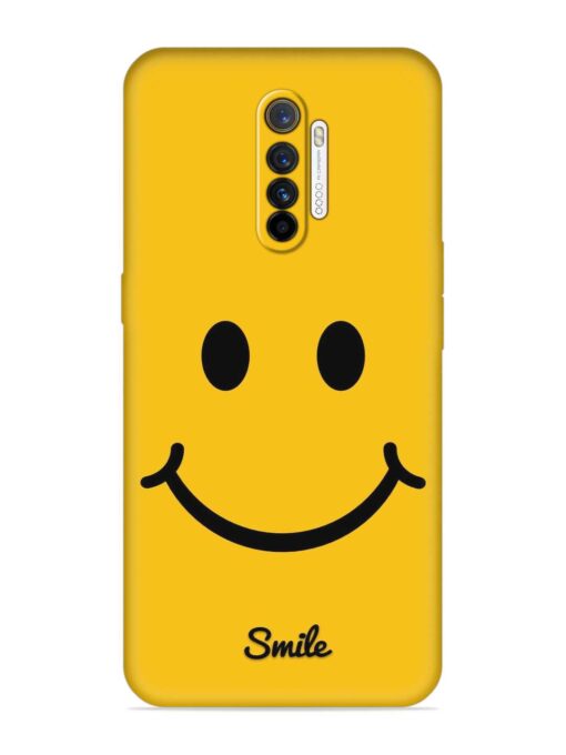 Yellow Smiley Embossed Soft Silicone Case for Realme X2 Pro