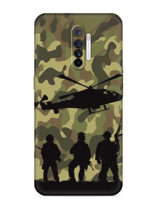 Army Heros Embossed Soft Silicone Case for Realme X2 Pro Zapvi