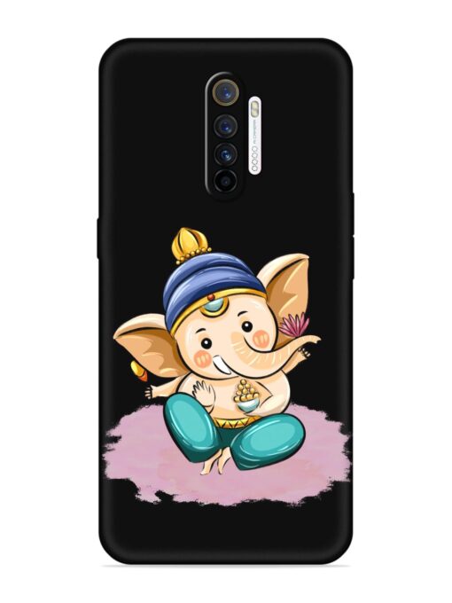 Bal Ganesh Vector Art Embossed Soft Silicone Case for Realme X2 Pro