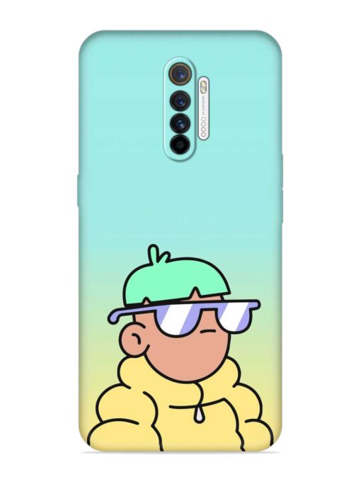 Doodles Cool Character Embossed Soft Silicone Case for Realme X2 Pro